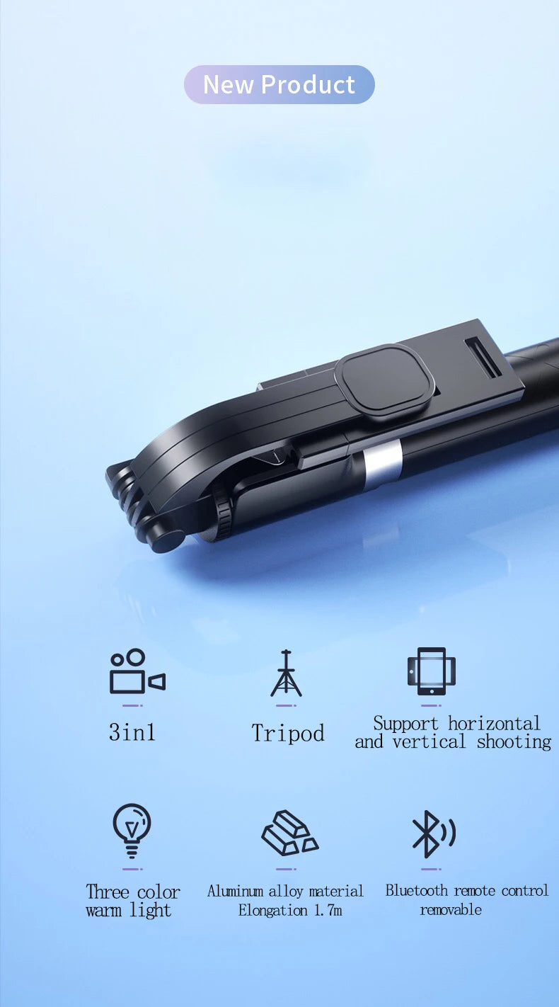 Live Streaming Ring Light Stand Tripod