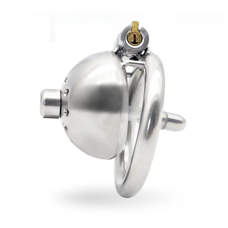 Hand Polished Steel Chastity Cage
