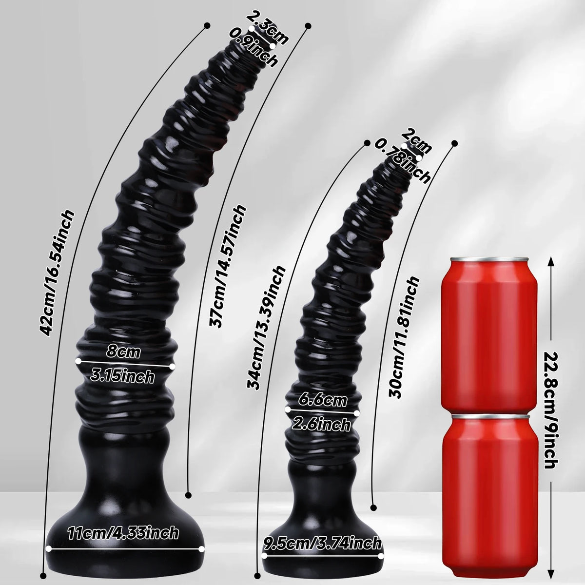 Soft Overlength Dildo Butt Plug