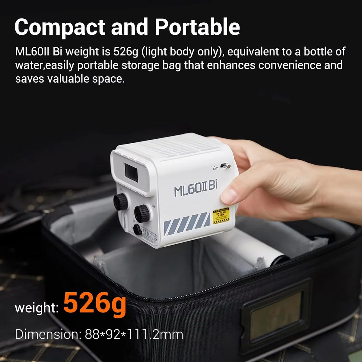 Content Creators Portable LED light