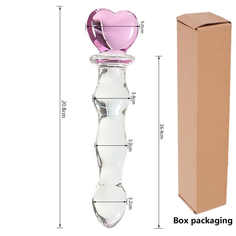 Elegant Glass Butt Plug For Beginners
