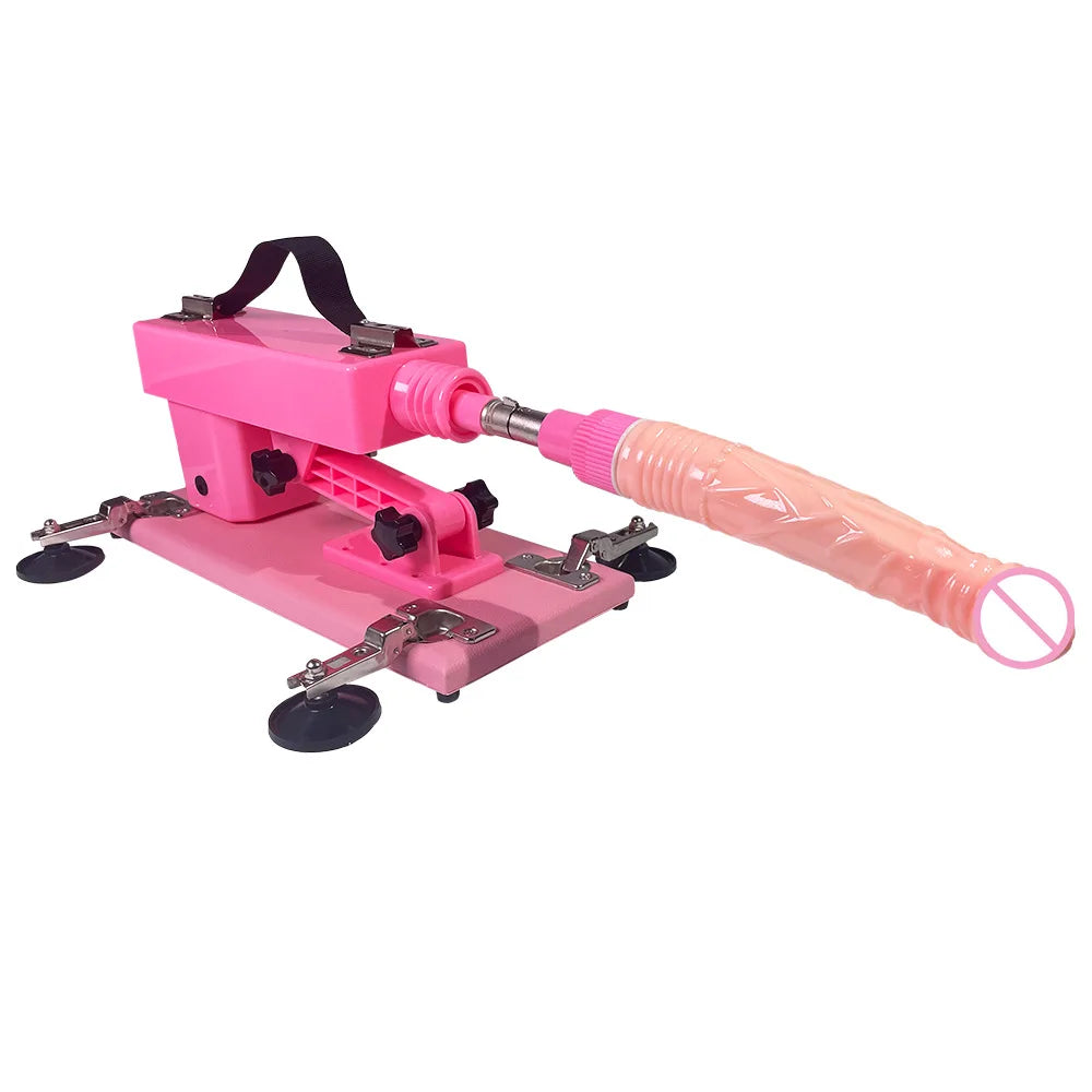 PINKZOOM Female Masturbation Machine Auto Scaling Sex Machine with Dildos Automatic Love Machines for Women