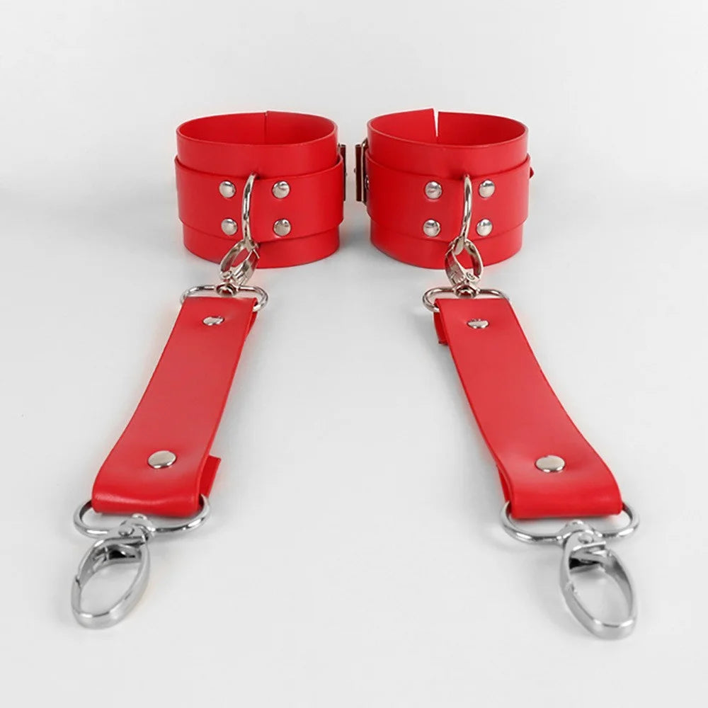 PU Leather Body Harness & Bondage Strap Kit