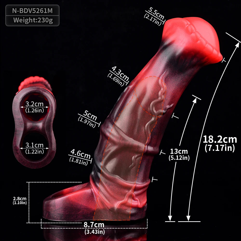Vibrating Silicone Sleeve Extender – Multi-Mode