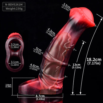 Vibrating Silicone Sleeve Extender – Multi-Mode