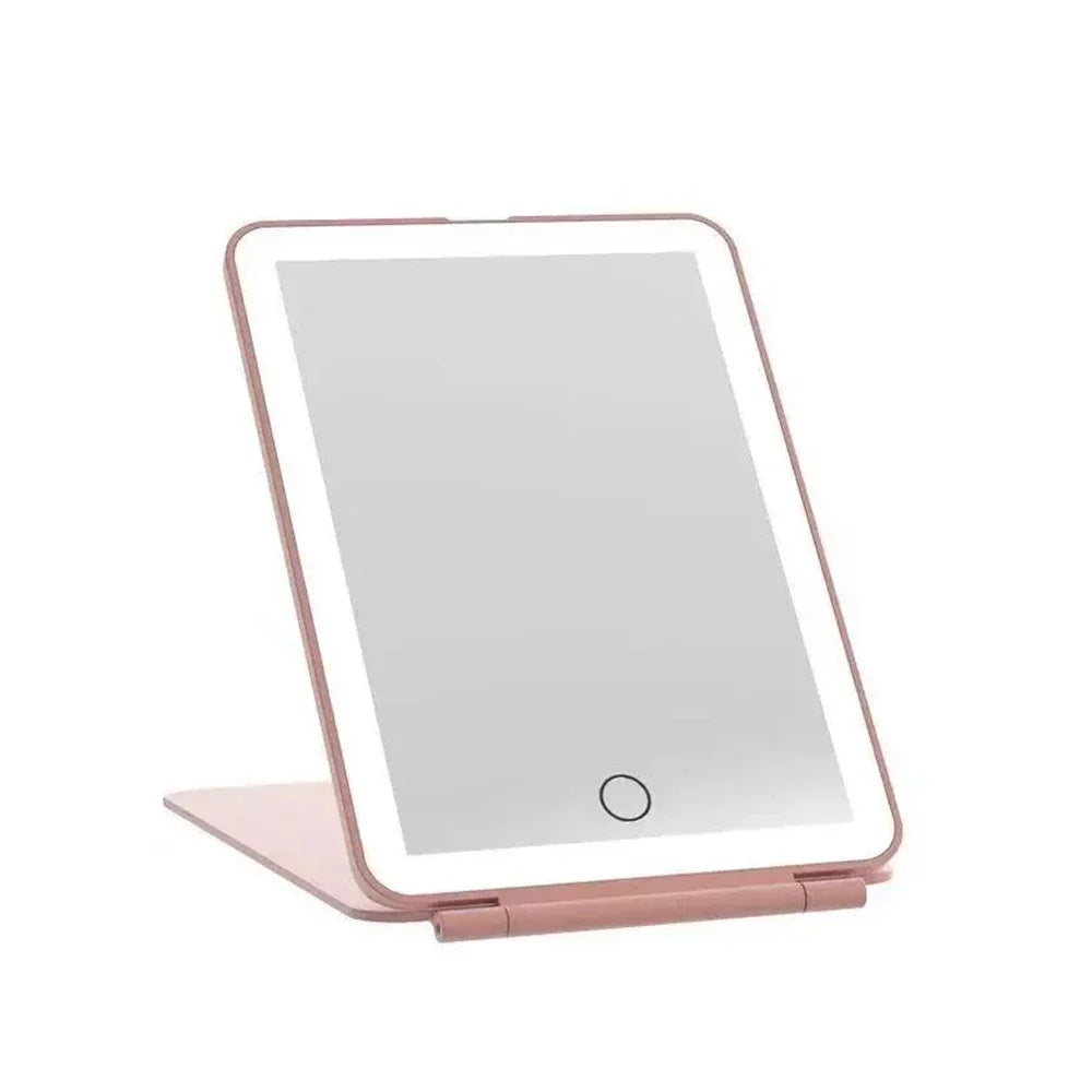 LED Foldable Travel Makeup Mirror