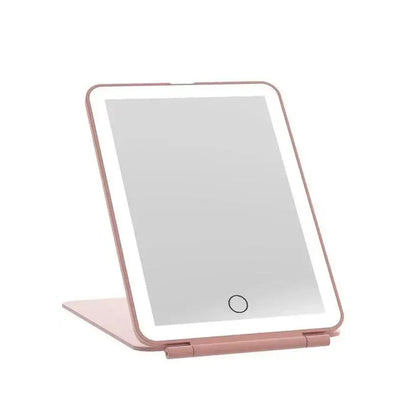 LED Foldable Travel Makeup Mirror