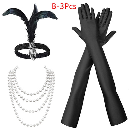 1920s Flapper Cosplay Accessory Set