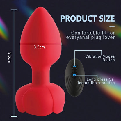 Remote-Control Silicone Plug Massager