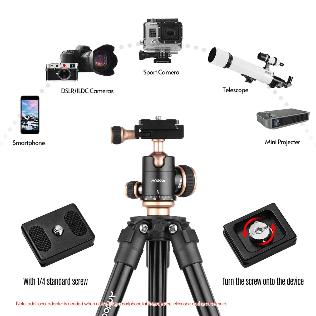 Portable Aluminum Tripod