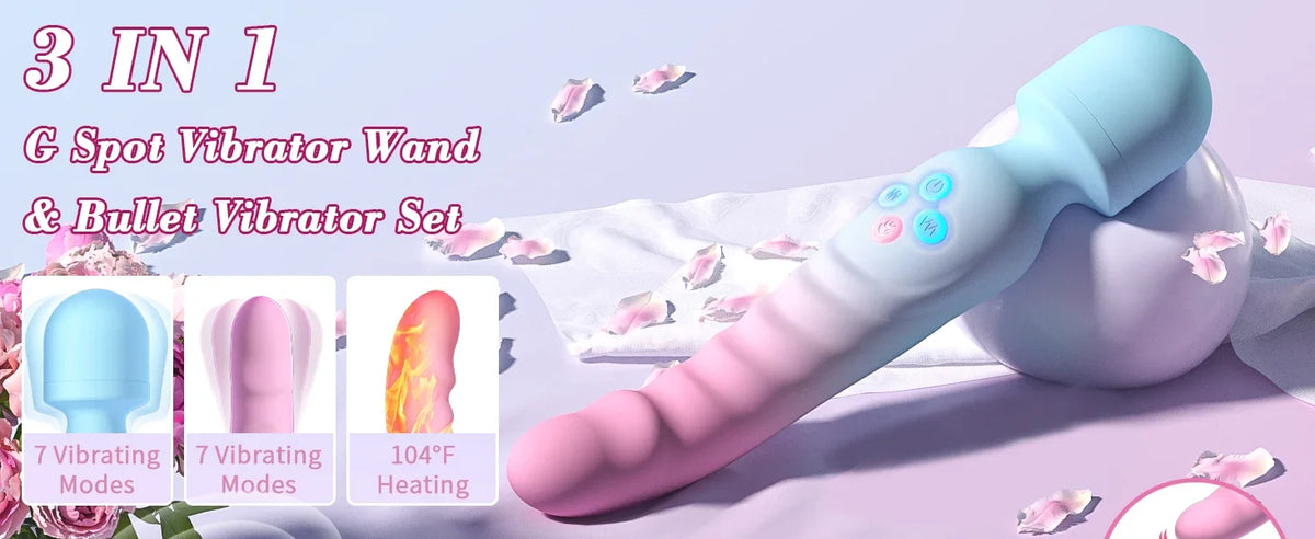 2 in 1 Powerful AV Vibrator