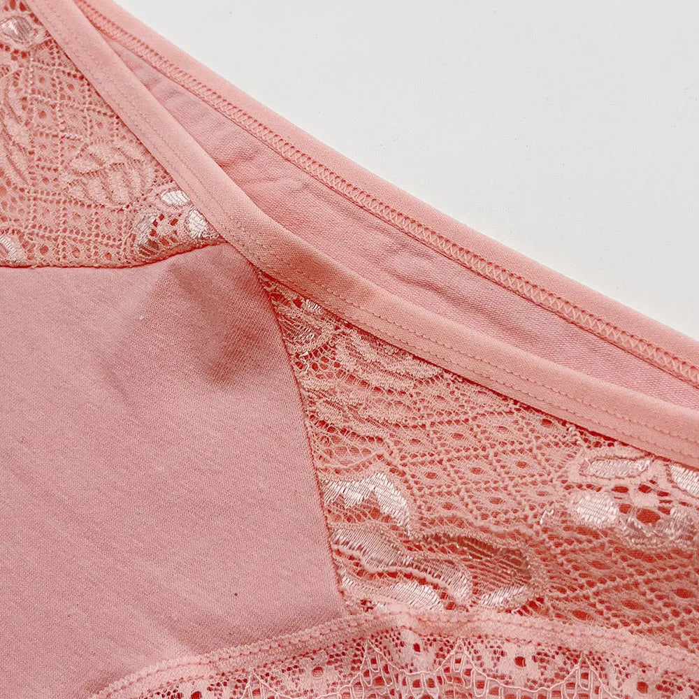 Lady Underwear 5 PCS/SET Sexy Lace Underpants Fashion Female M-XL Women Panties Cotton Briefs