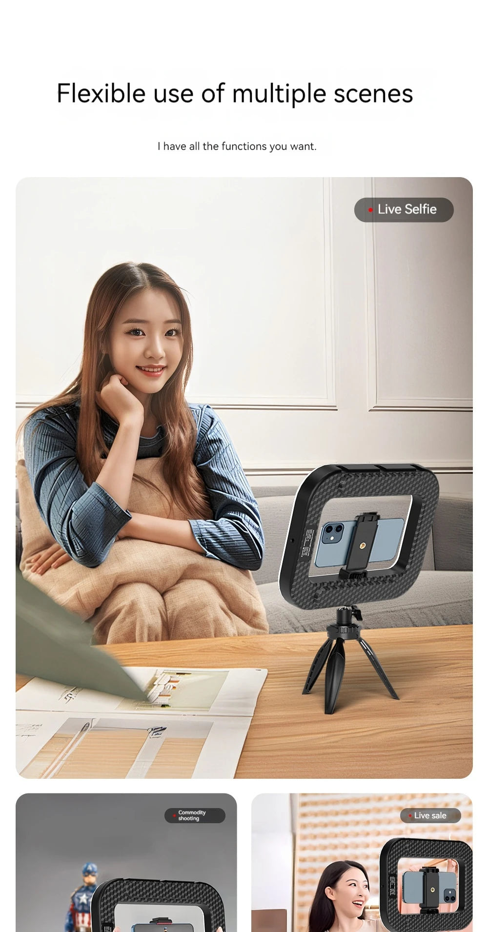 Live Streaming Ring Light