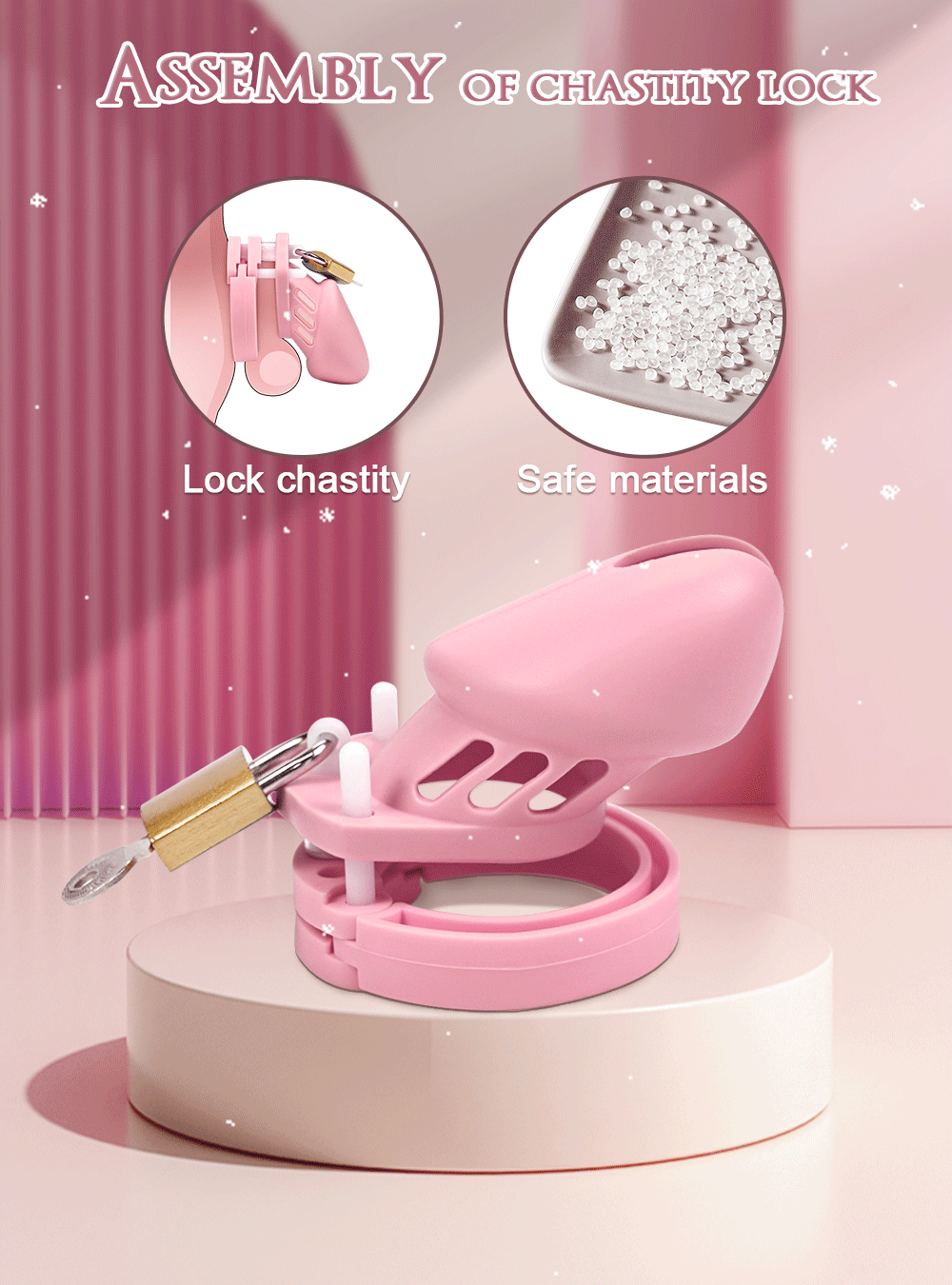 Pinky Boys Cage Chastity Cage Device