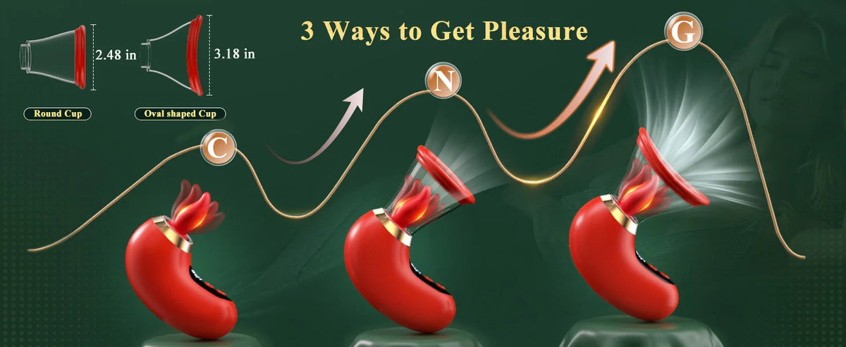 APP Control Tongue Licking Clitoral