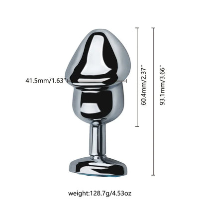 Stainless Steel Crystal Plug Set 3