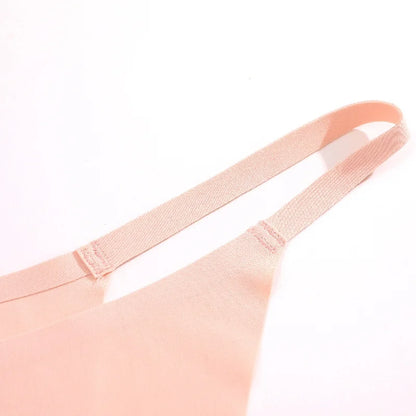 6Pcs/Set Women's Panties Sexy Solid Color High Elastic Thongs Low-Waist Comfortable Underwear Trendy Female Breathable G-string
