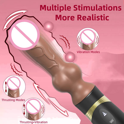 Automatic Hands-Free Thrusting Dildo