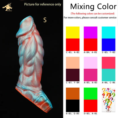 Fantasy Ribbed Silicone Sleeve Extender