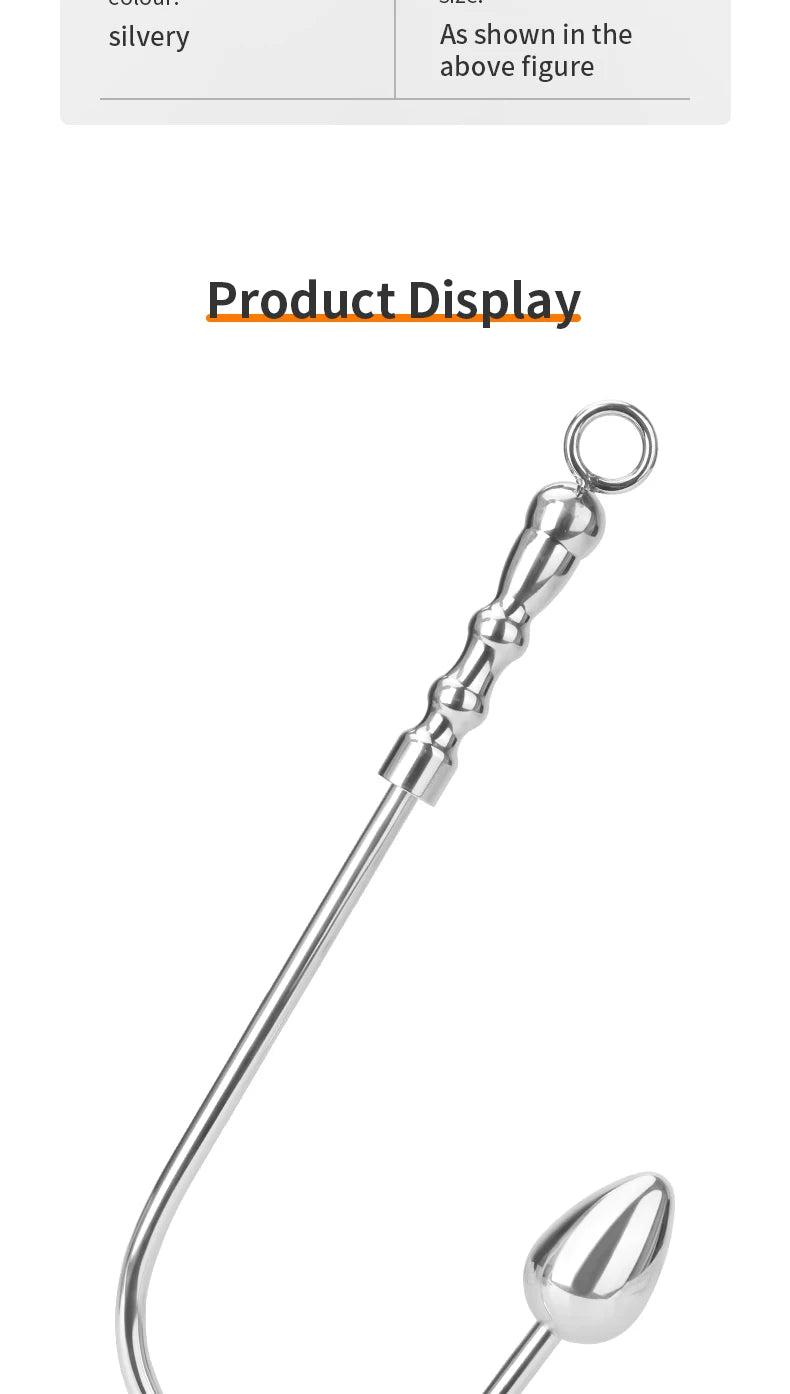 Contoured Ball Anal Hook