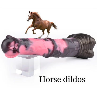 Fantasy Horse Knot Silicone Dildo — Premium Liquid Silicone