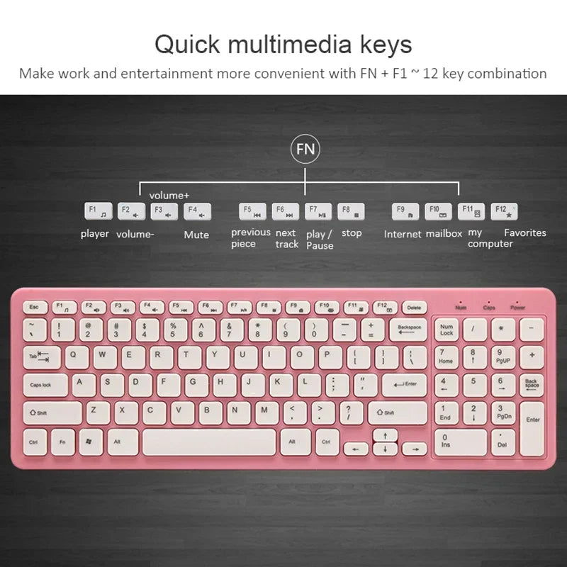 Silent Slim Wireless Keyboard