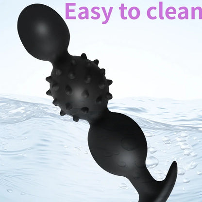 Vibrating Silicone Plug Built In Ball