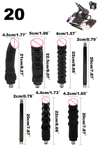 Wireless Remote Control Sex Machine Set