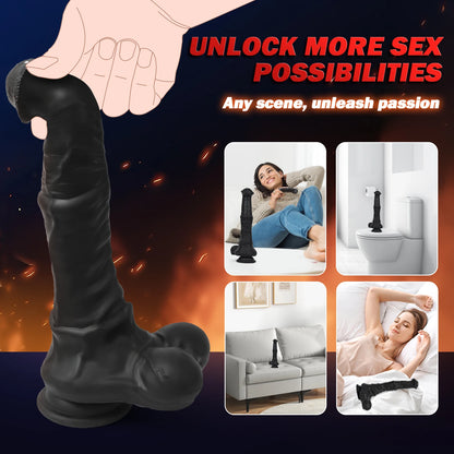 Thrusting Horse Dildo — Remote Control Liquid Silicone