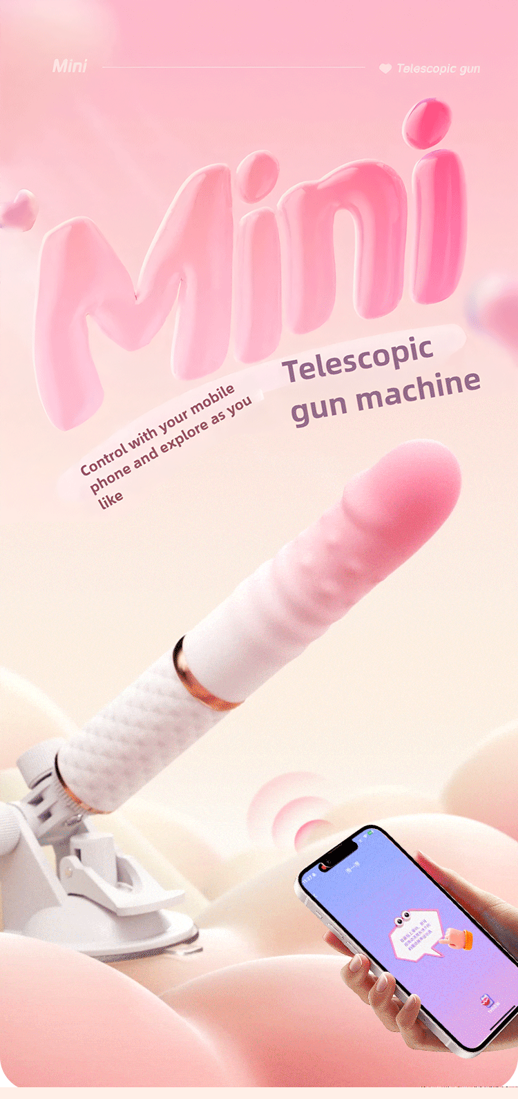 10-Mode Telescopic Thrusting Dildo