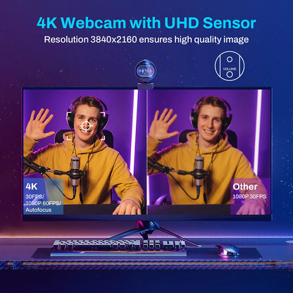 4K Ultra HD Streaming Webcam