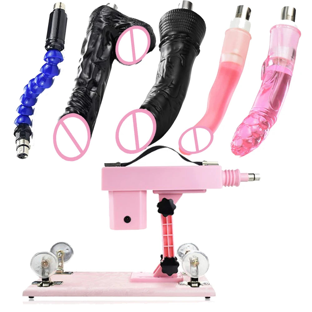 Quiet Auto Sex Machine with 3XLR Attachments