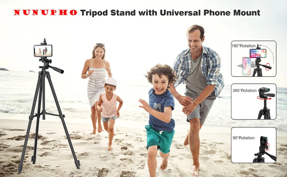 Portable Travel Tripod with Bluetooth