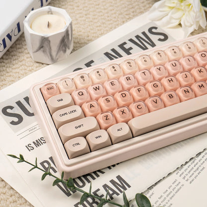 Stylish Beige Keyboard Keycaps