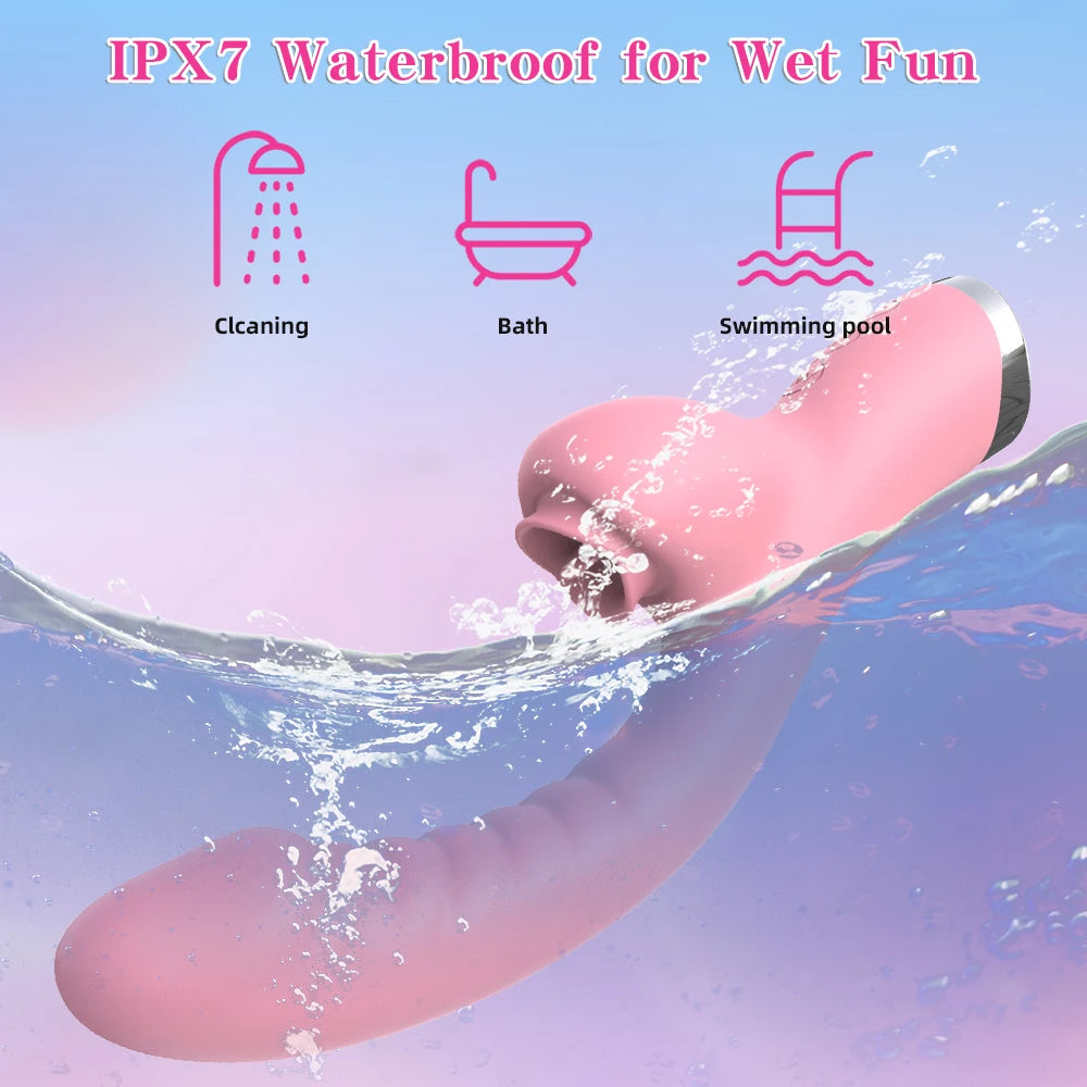 10 Tongue Licking Modes Vibrator