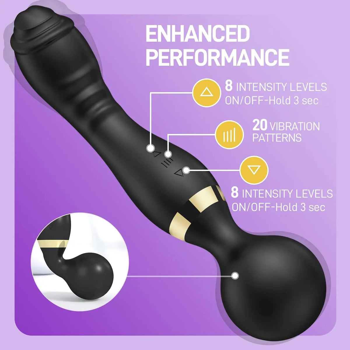 20-Speed Powerful AV Magic Wand