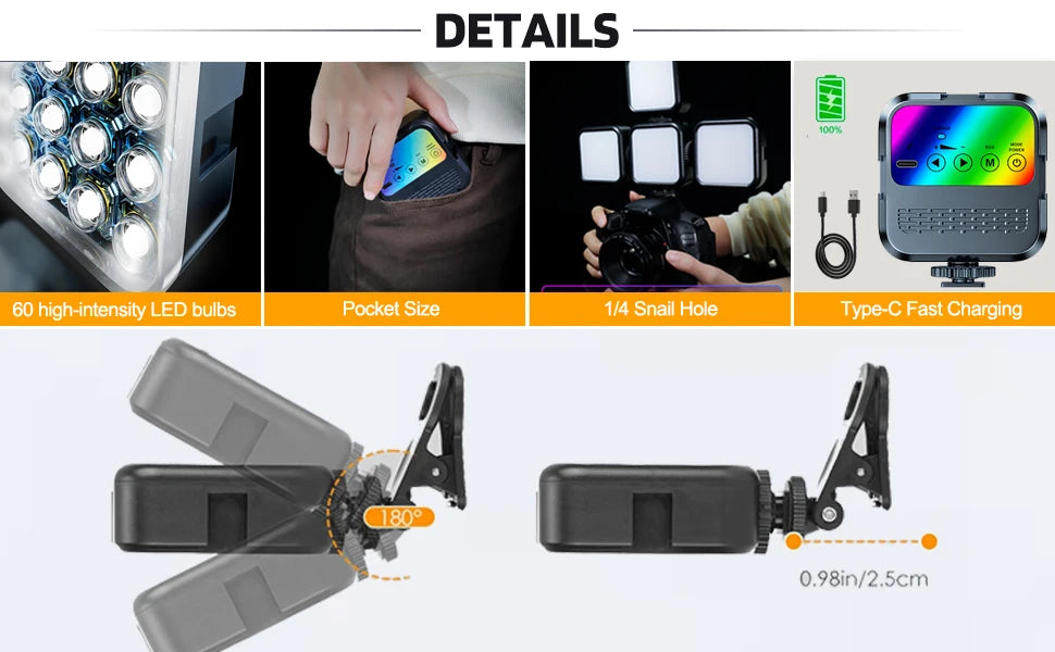 Live Streaming Light Tripod