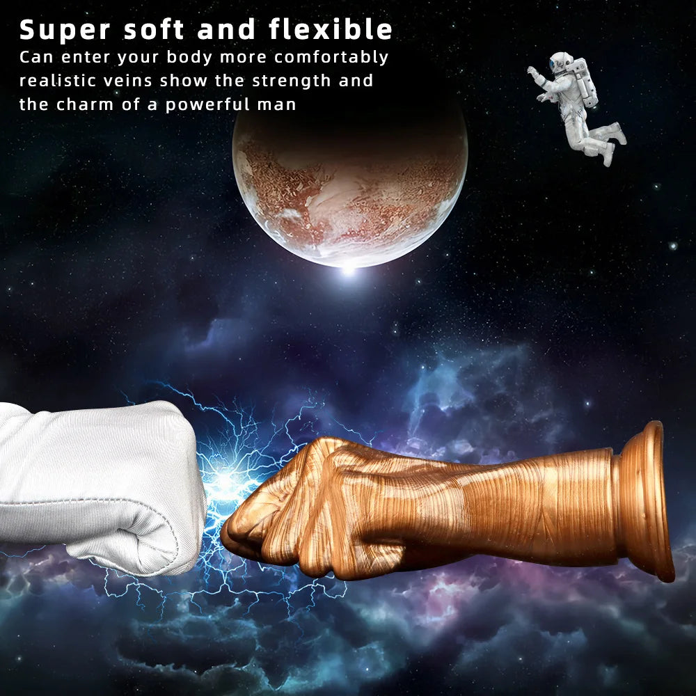 Premium Soft Rubber Hand Dildo