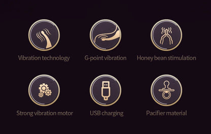 G-Spot Honey Bean Vibrator — Magnetic Ultrasonic Precision