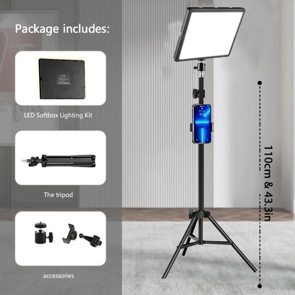 Tripod with LED Lamp