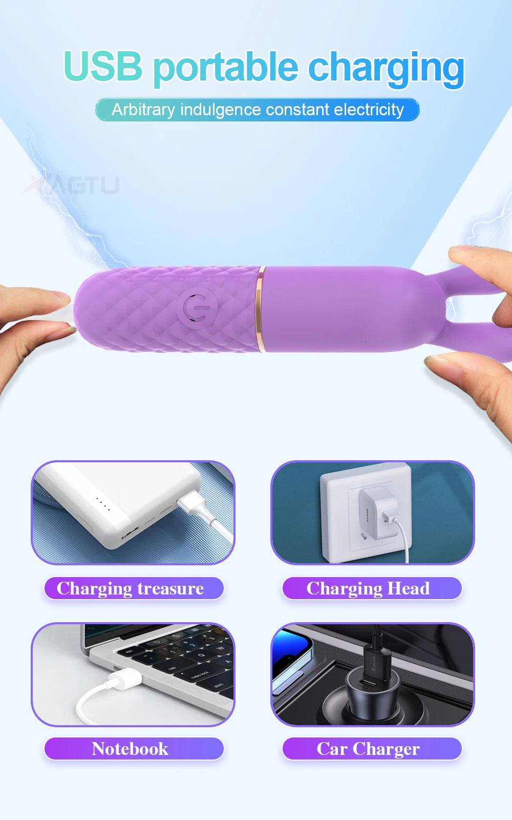 Mini Bullet Vibrator for Women Beginner G-Spot Nipple Clitoris Stimulator 8 Fast Seconds to Orgasm Female Sex Toys for Adults