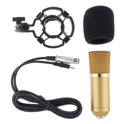 Gold Condenser Live Streaming Mic
