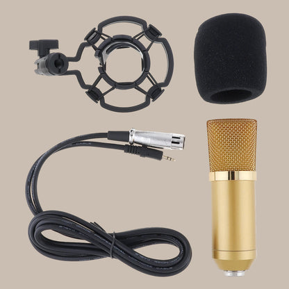 Gold Condenser Live Streaming Mic
