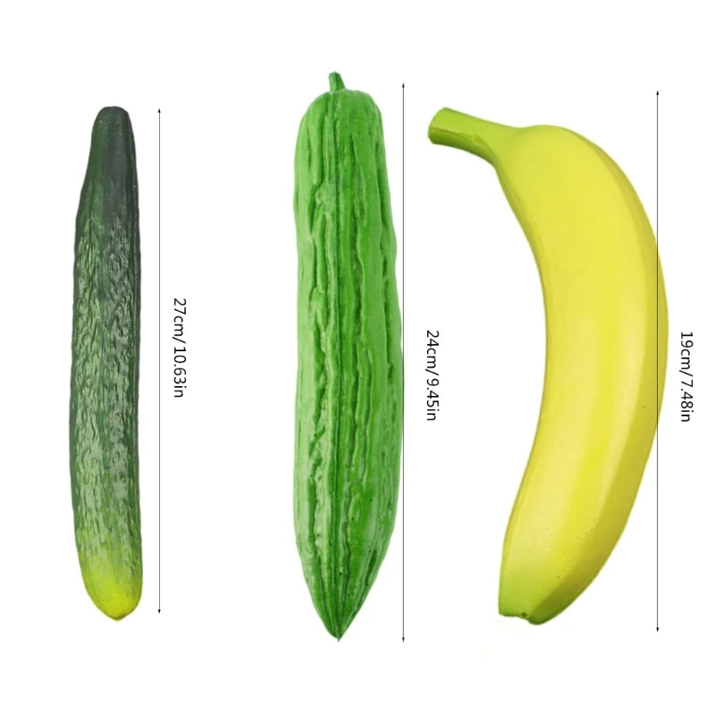 Veggie-Inspired Soft Novelty Dildo — Flexible PU