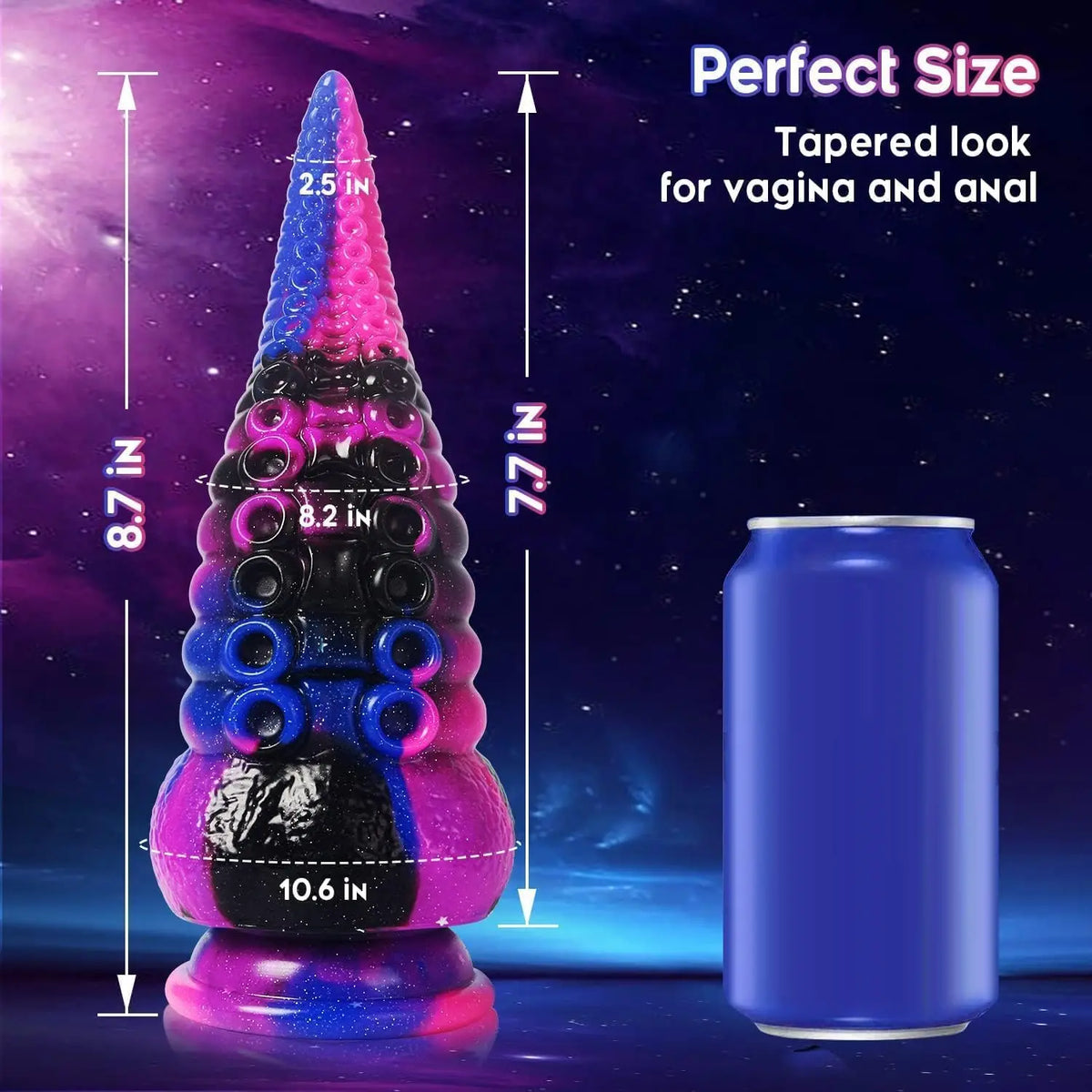 Huge Octopus Tentacle Fantasy Dildo — 4 Colours Suction