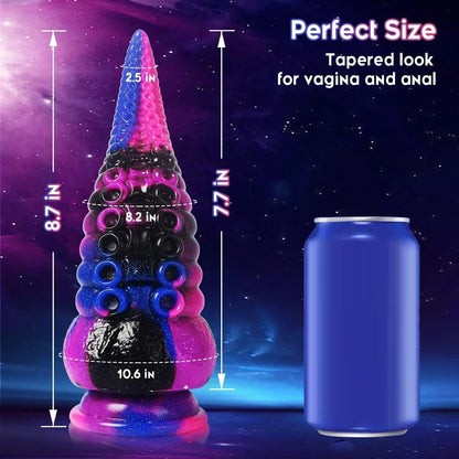 Huge Octopus Tentacle Fantasy Dildo — 4 Colours Suction