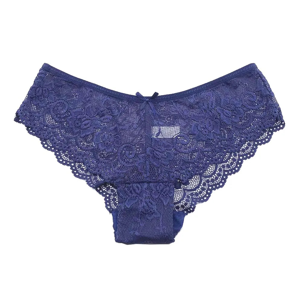 Sexy Low-Rise Lace Panties 5 PCS/SET Women Floral Underwear M-XL Girls Underpants Ladies Lingerie 89428
