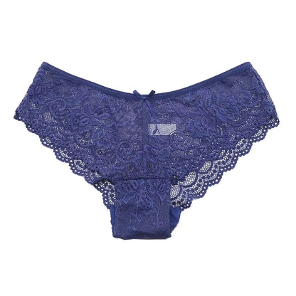 Sexy Low-Rise Lace Panties 5 PCS/SET Women Floral Underwear M-XL Girls Underpants Ladies Lingerie 89428
