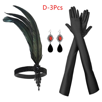 1920s Flapper Cosplay Accessory Set