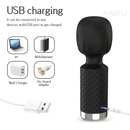 10 Modes Powerful Mini Vibrator